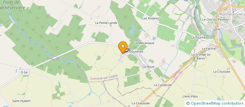 localisation de l'entreprise MADAME ANNIE VOLLARD à CORCOUE-SUR-LOGNE