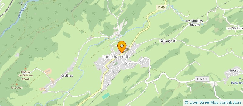 localisation de l'entreprise MADAME ANNIE VUILLET A CILES  LONGCHAUMOIS