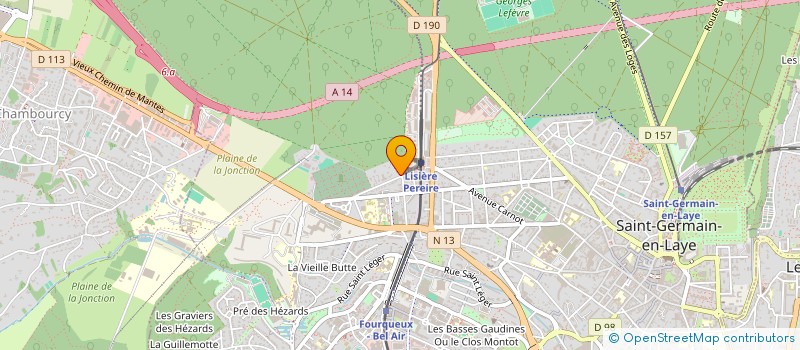 localisation de l'entreprise MADAME ANNIE WIRTH  SAINT-GERMAIN-EN-LAYE