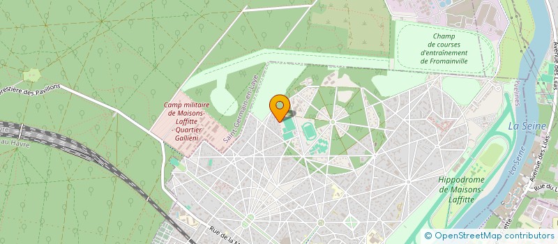 localisation de l'entreprise MADAME ANNIE WITWER  MAISONS-LAFFITTE