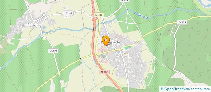 localisation de l'entreprise MADAME ANNIE ZUG  LA CALMETTE