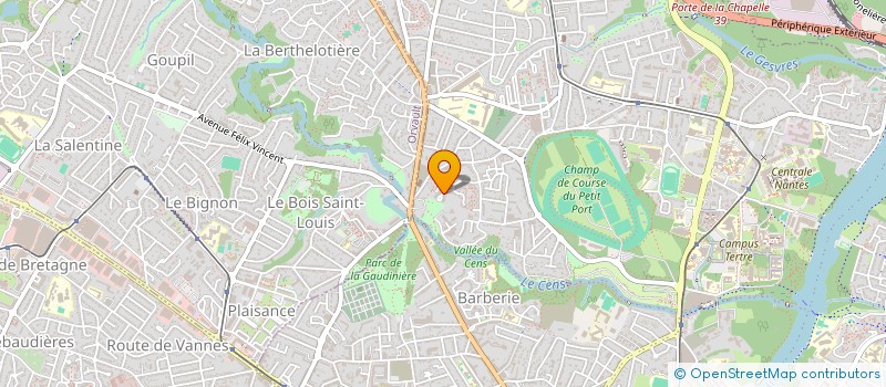 localisation de l'entreprise MADAME ANNIG PINEAU à NANTES