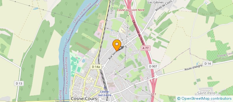 localisation de l'entreprise MADAME ANNIK BRABANT à COSNE-COURS-SUR-LOIRE
