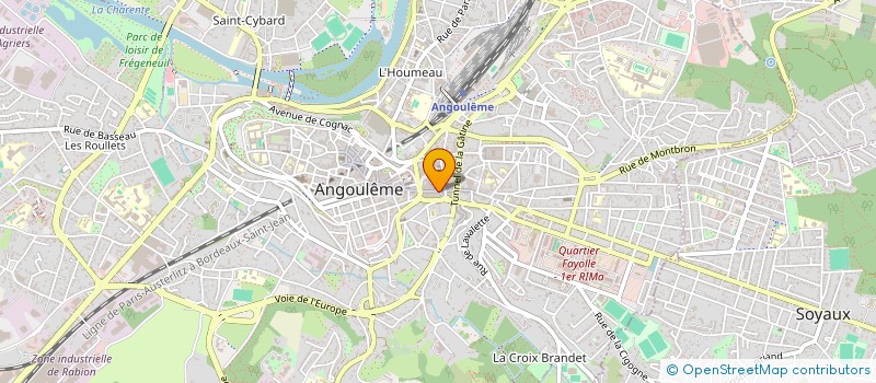 localisation de l'entreprise MADAME ANNIK ESTREM à ANGOULEME