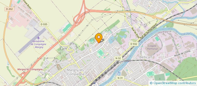 localisation de l'entreprise MADAME ANNIK PATRIE  MARGNY-LES-COMPIEGNE