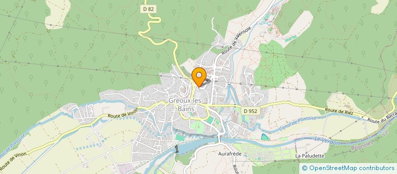 localisation de l'entreprise MADAME ANNIK TOUDIC à GREOUX-LES-BAINS