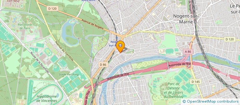 localisation de l'entreprise MADAME ANNINA LOBERSZTAJN à NOGENT-SUR-MARNE