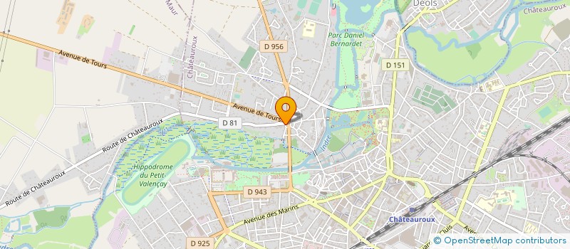 localisation de l'entreprise MADAME ANNITA BURLOT à CHATEAUROUX
