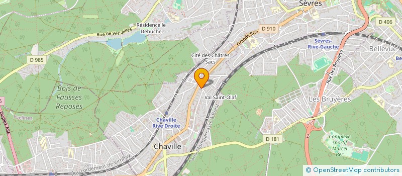 localisation de l'entreprise MADAME ANNITA LENEVEU à CHAVILLE