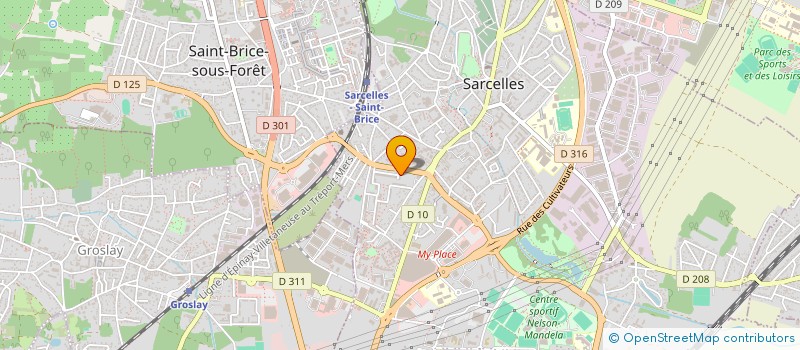 localisation de l'entreprise MADAME ANNITA LUWANU LUKOMBO à SARCELLES