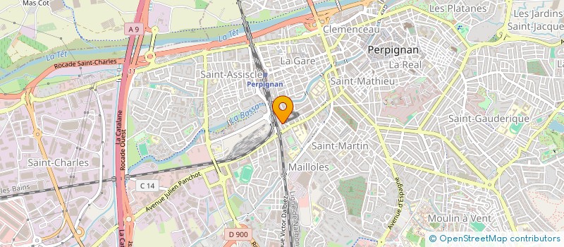 localisation de l'entreprise MADAME ANNLYS MASSON--PONCHEL  PERPIGNAN