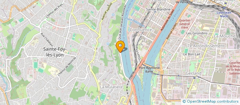 localisation de l'entreprise MADAME ANNNE-BERANGERE BOURGEOIS  LA MULATIERE