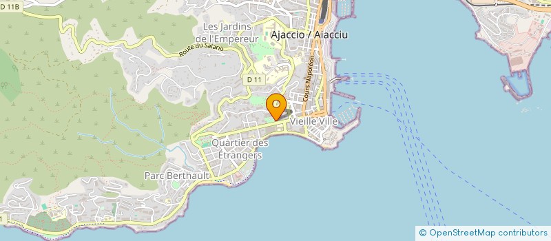 localisation de l'entreprise MADAME ANNONCIADE BERTOLA à AJACCIO