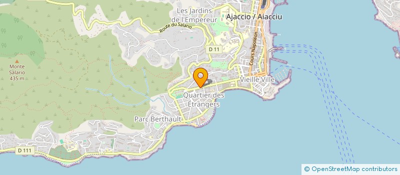 localisation de l'entreprise MADAME ANNONCIADE GIACOPELLI à AJACCIO