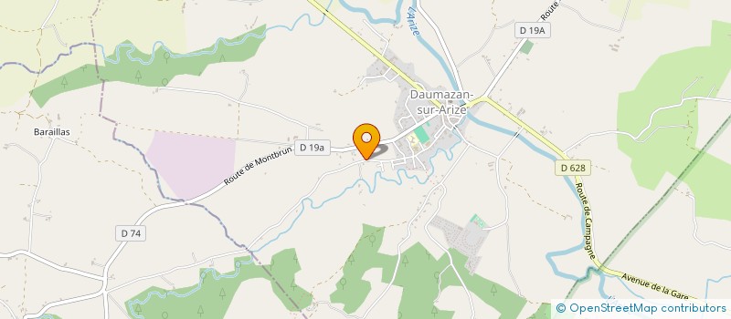 localisation de l'entreprise MADAME ANNOUCK COMMERGNAC à DAUMAZAN-SUR-ARIZE