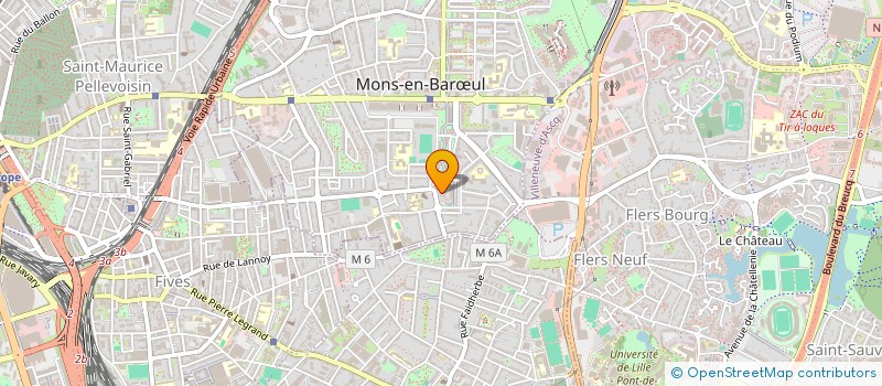 localisation de l'entreprise MADAME ANNOUCK MARQUET  MONS-EN-BARUL