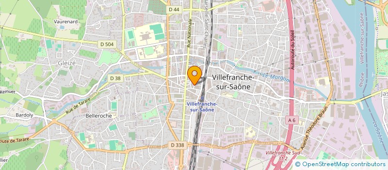 localisation de l'entreprise MADAME ANNUNZIATA CACACE  VILLEFRANCHE-SUR-SAONE