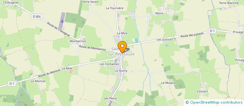 localisation de l'entreprise MADAME ANNUSKA RODRIGUES BENTO à SAINT-JEAN-SUR-REYSSOUZE