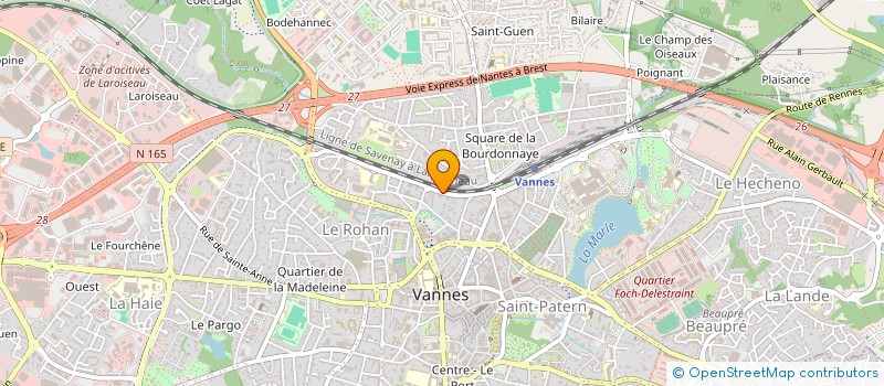 localisation de l'entreprise MADAME ANNY BONNET à VANNES