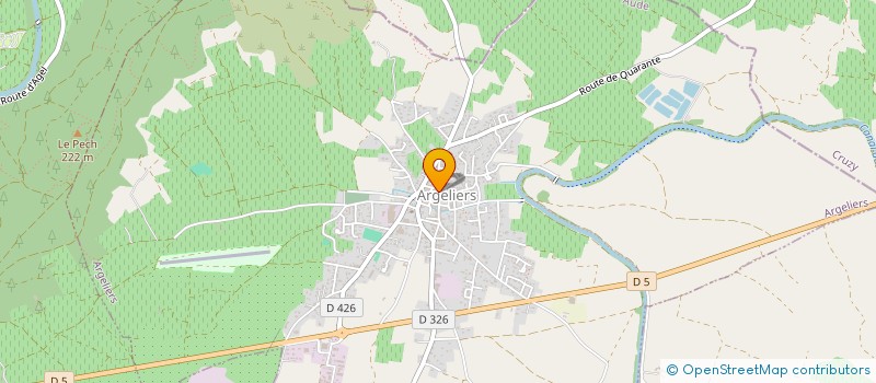 localisation de l'entreprise MADAME ANNY BOUTET  ARGELIERS