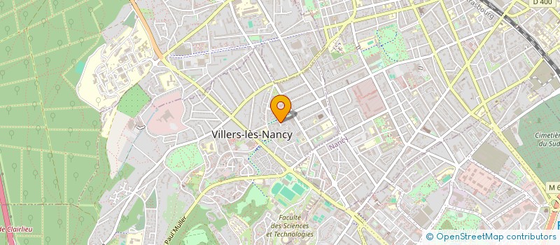 localisation de l'entreprise MADAME ANNY BRABIS  VILLERS-LES-NANCY