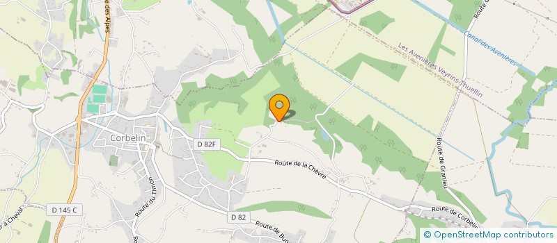 localisation de l'entreprise MADAME ANNY CHAMPIER  VEZERONCE-CURTIN