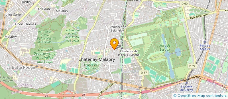 localisation de l'entreprise MADAME ANNY DEBEGNAC à CHATENAY-MALABRY