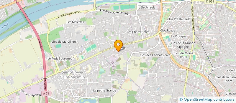 localisation de l'entreprise MADAME ANNY-FLORE THARAUD à ORLEANS