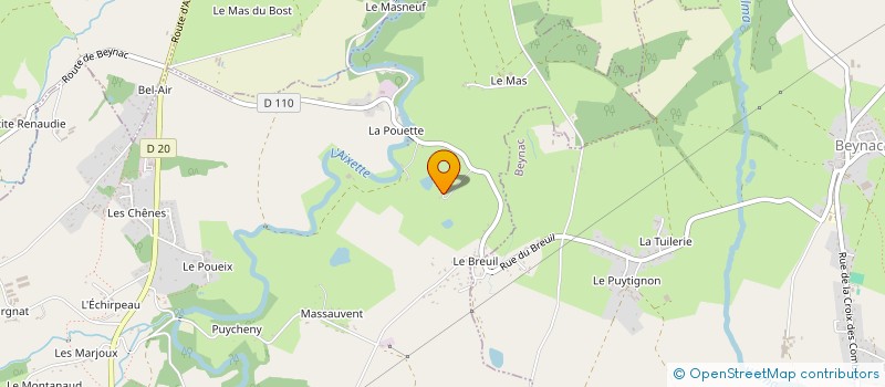 localisation de l'entreprise MADAME ANNY FONDECAVE  SAINT-MARTIN-LE-VIEUX