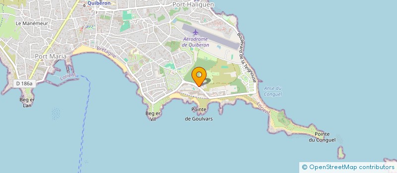 localisation de l'entreprise MADAME ANNY FRIEDERICH à QUIBERON