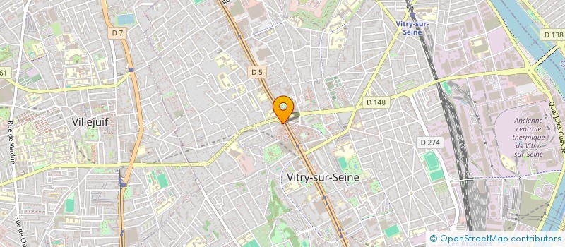 localisation de l'entreprise MADAME ANNY KHAU à VITRY-SUR-SEINE