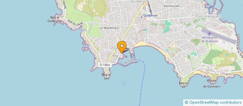 localisation de l'entreprise MADAME ANNY LE QUELLEC  QUIBERON
