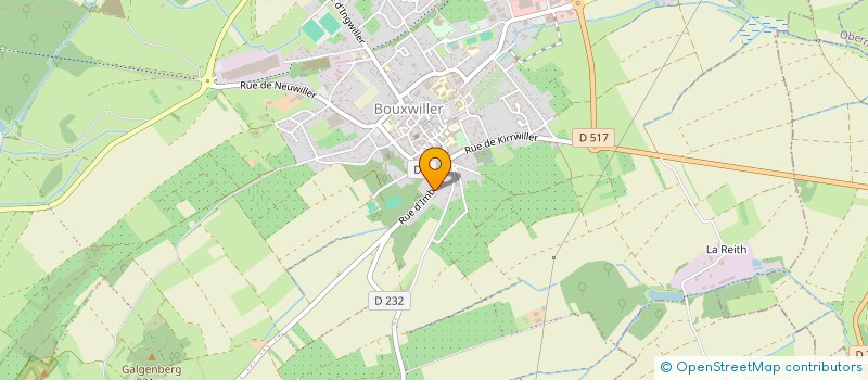 localisation de l'entreprise MADAME ANNY MATTER  BOUXWILLER