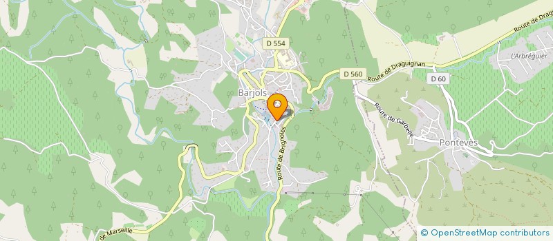 localisation de l'entreprise MADAME ANNY PELOUZE à BARJOLS