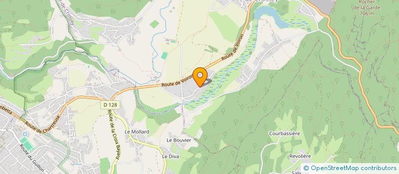 localisation de l'entreprise MADAME ANNY REVOL  SAINT-ETIENNE-DE-CROSSEY