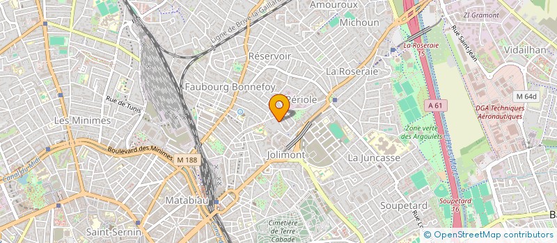 localisation de l'entreprise MADAME ANNY ROUX à TOULOUSE