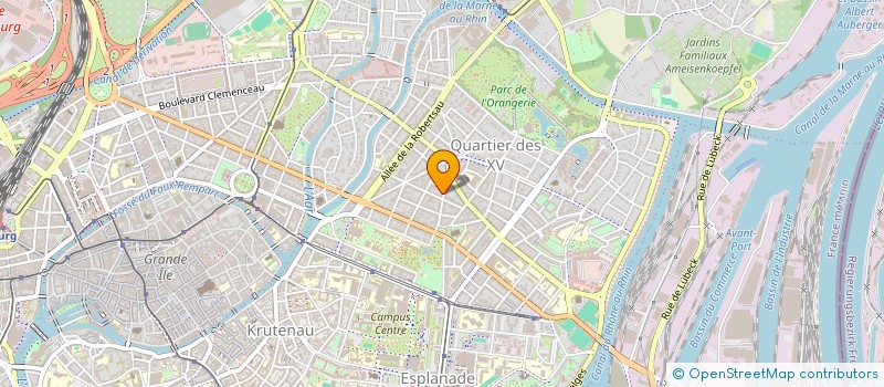 localisation de l'entreprise MADAME ANNY SCHARFF à STRASBOURG