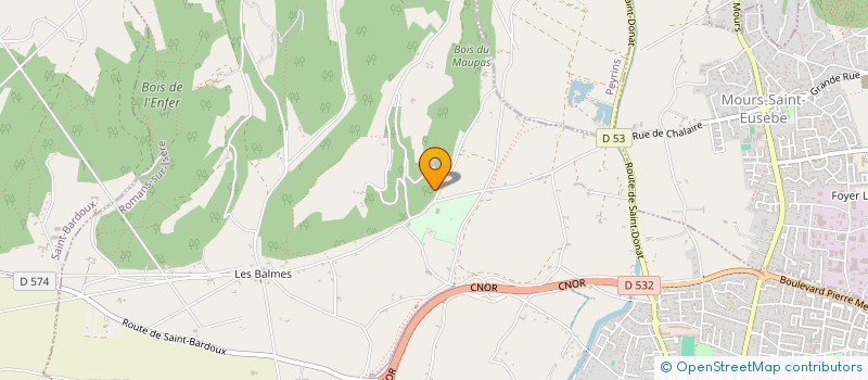 localisation de l'entreprise MADAME ANNY TOURON  ROMANS-SUR-ISERE