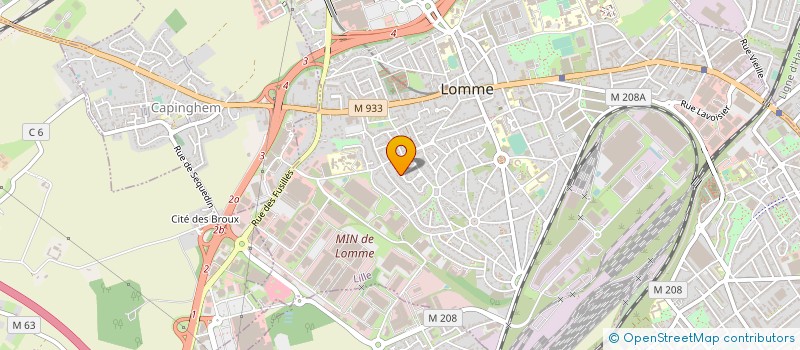 localisation de l'entreprise MADAME ANNY VEIGNIE à LILLE