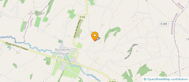 localisation de l'entreprise MADAME ANNY WALLERAND  BONNEVILLE-LA-LOUVET