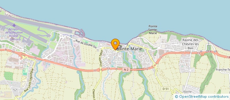 localisation de l'entreprise MADAME ANNYSE BOMART à SAINTE-MARIE