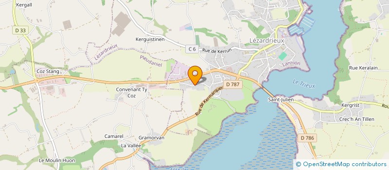 localisation de l'entreprise MADAME ANNYVONNE BERESCHEL  LEZARDRIEUX