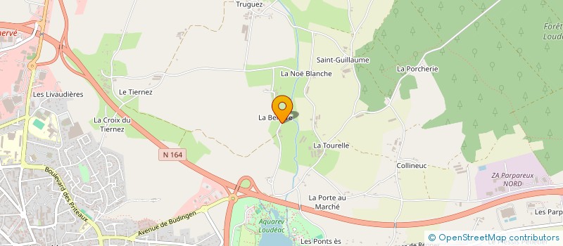 localisation de l'entreprise MADAME ANNYVONNE BLETEAU à LOUDEAC