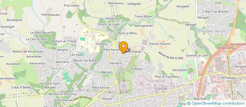 localisation de l'entreprise MADAME ANNYVONNE JESTIN  BREST