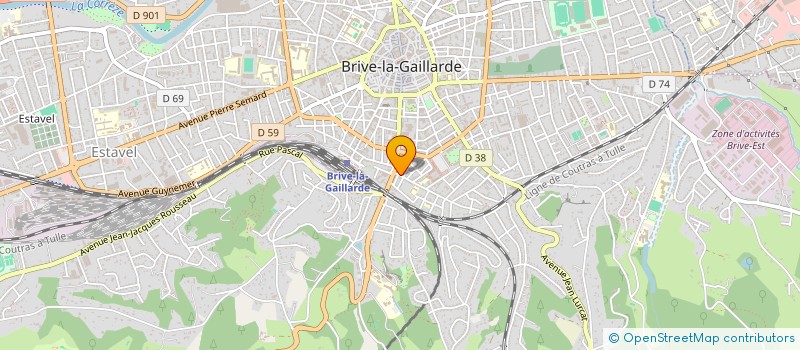 localisation de l'entreprise MADAME ANNYVONNE RANNOU à BRIVE-LA-GAILLARDE