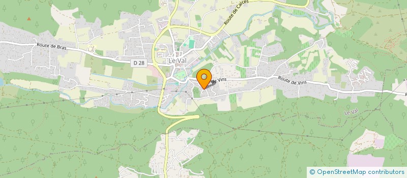 localisation de l'entreprise MADAME ANNYVONNE TOUATI  LE VAL