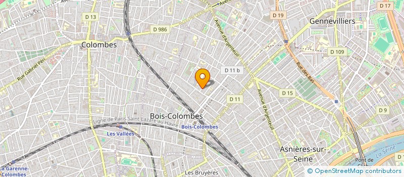 localisation de l'entreprise MADAME ANOLA POUTHIER à BOIS-COLOMBES