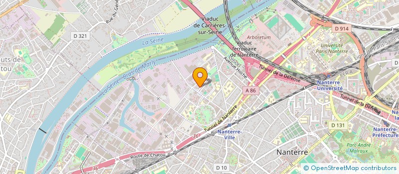 localisation de l'entreprise MADAME ANONCIA BAZILE  NANTERRE