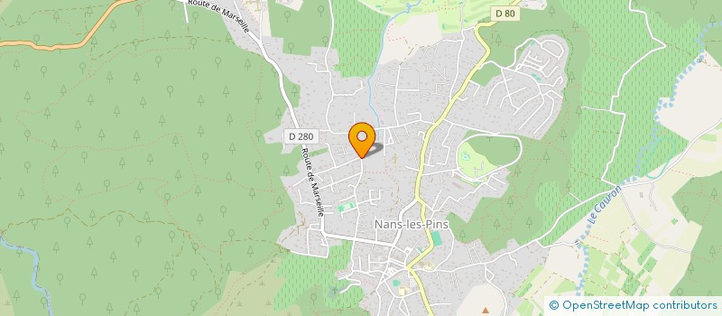 localisation de l'entreprise MADAME ANONGNAT PRABPHAN  NANS-LES-PINS