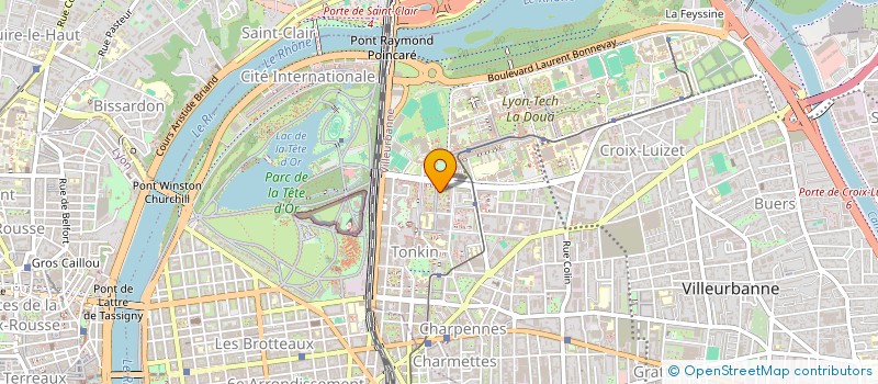 localisation de l'entreprise MADAME ANOUAR EL MABROUK  VILLEURBANNE